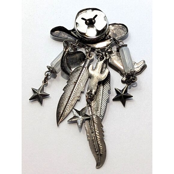 Western Style Silver Tone Button Cover - Picture 9 of 16